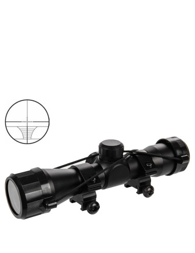Lancer Tactical CA-1401 4X32 Rifle Scope with Rangefinder